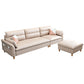 3-seater Sofa with Ottoman Included and Storage for Apartment Clearhalo 'furn' 'furn_sectionals' 'Furniture' 'Living Room Furniture' 'Sectionals' 5101374