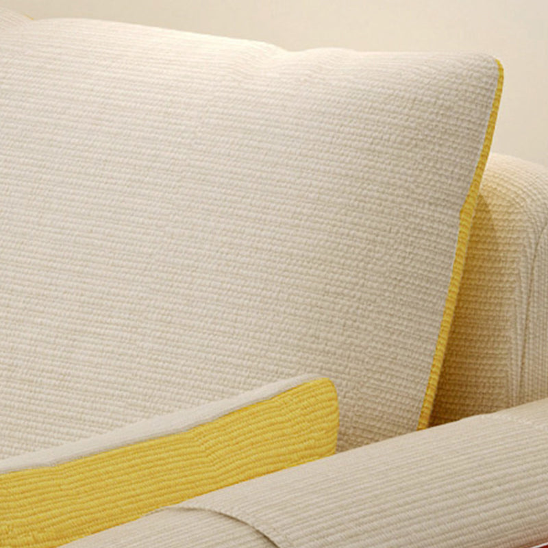 Linence scandinavo Blend sezionale con archiviazione e braccio svasato