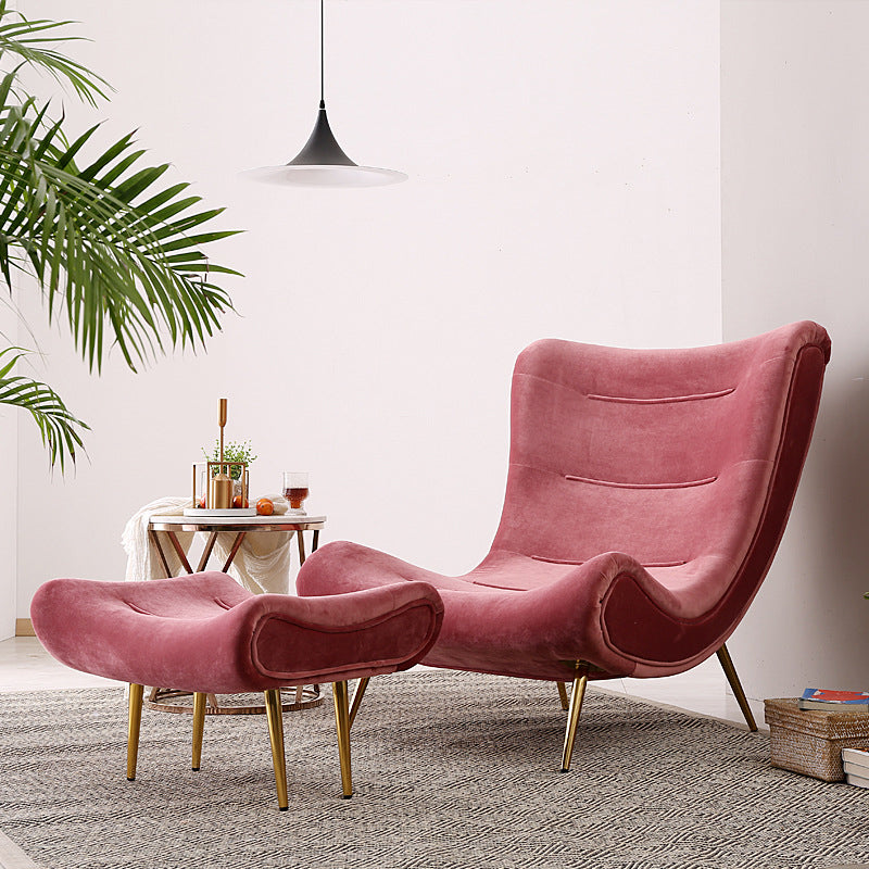 40,5 "l x 37" w x 31,5 "Hinnota sedia accento imbottita con ottoman