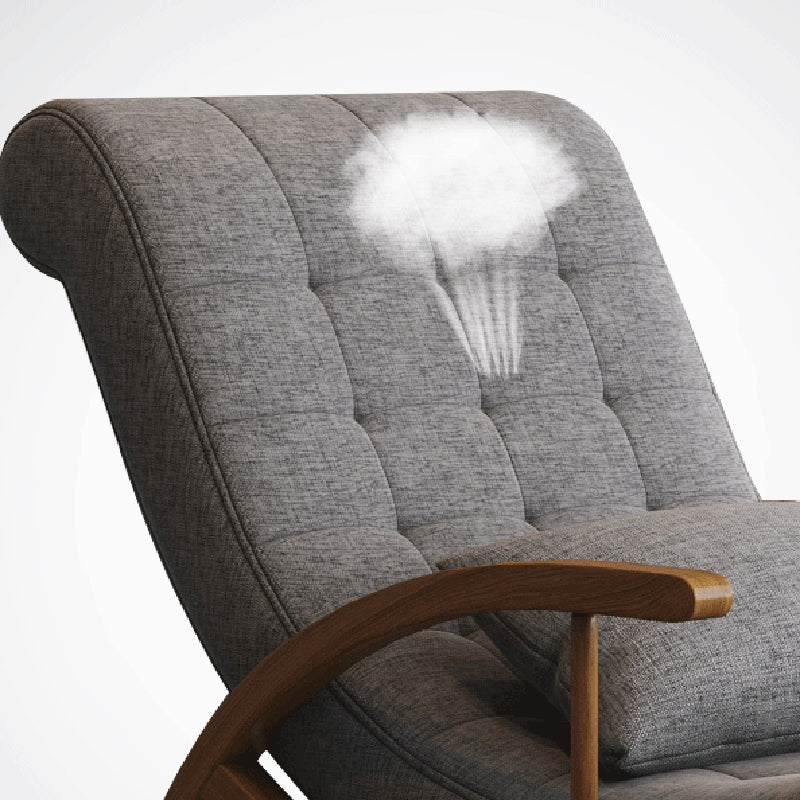 25.59"Wide Accent Chair Cotton Blend Lounge Chair with Sled Base Clearhalo 'Accent Chairs' 'accent_chairs' 'Chairs & Seating' 'furn' 'furn_accent_chairs' 'Furniture' 'Living Room Furniture' 5101904