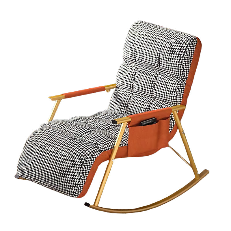 23.62"L x 37.8"W x 32.68"H Modern Sewn Pillow Back Track Arms Parsons Chair Clearhalo 'Accent Chairs' 'accent_chairs' 'Chairs & Seating' 'furn' 'furn_accent_chairs' 'Furniture' 'Living Room Furniture' 5101922