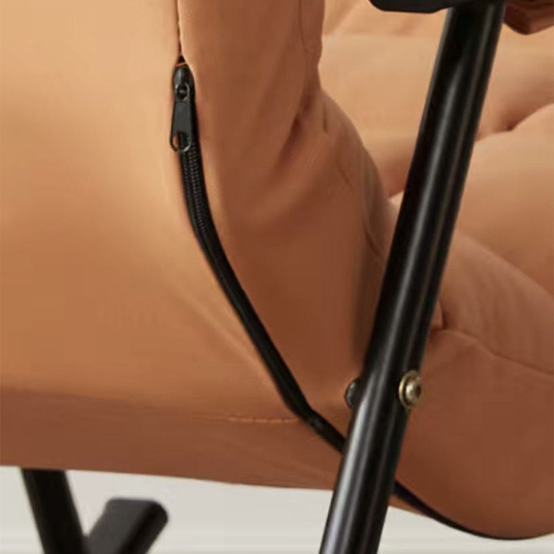 23.62"L x 37.8"W x 32.68"H Modern Sewn Pillow Back Track Arms Parsons Chair Clearhalo 'Accent Chairs' 'accent_chairs' 'Chairs & Seating' 'furn' 'furn_accent_chairs' 'Furniture' 'Living Room Furniture' 5101925