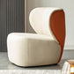 Bedroom Cotton Armless with Fabric Seat Fixed Back Accent Room Chair