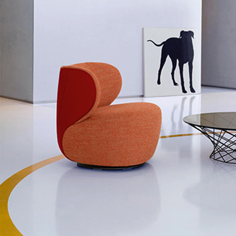 Slaapkamer katoenen armloos met stoffen stoel vaste achterkant accentkamer stoel