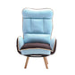 29.13"W Accent Chair Polyester Twill Lounge Chair with Basic Four Legs and Pillow Back Clearhalo 'Accent Chairs' 'accent_chairs' 'Chairs & Seating' 'furn' 'furn_accent_chairs' 'Furniture' 'Living Room Furniture' 5101978