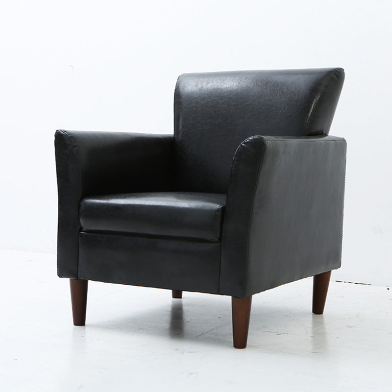 Bedroom Arms Included Basic Four Leg Track Arms Fixed Back Arm Chair