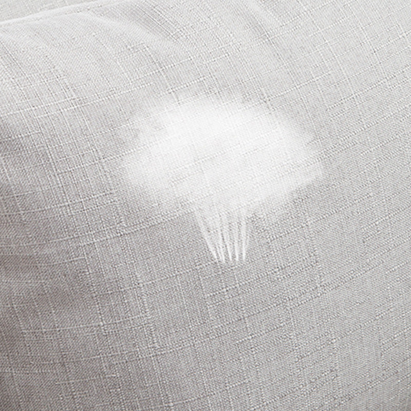 Arms Included Chair 25.5" L x 24"W x 23.6"H Linen Chair for Living Room Clearhalo 'Accent Chairs' 'accent_chairs' 'Chairs & Seating' 'furn' 'furn_accent_chairs' 'Furniture' 'Living Room Furniture' 5102063