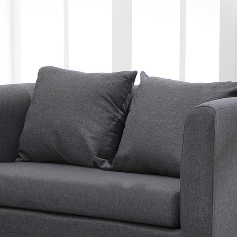 Arms Included Chair 25.5" L x 24"W x 23.6"H Linen Chair for Living Room Clearhalo 'Accent Chairs' 'accent_chairs' 'Chairs & Seating' 'furn' 'furn_accent_chairs' 'Furniture' 'Living Room Furniture' 5102064