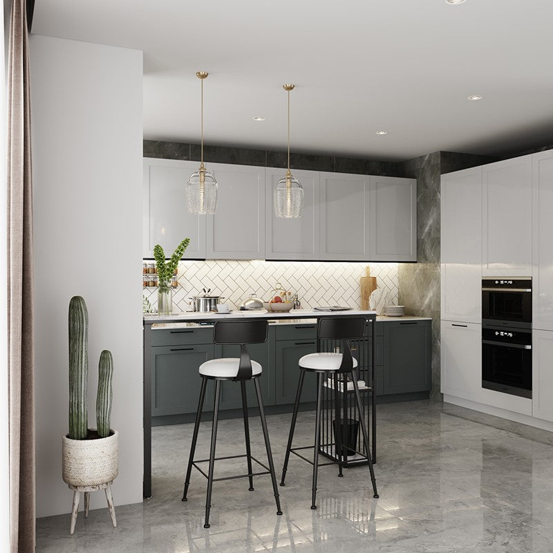 Modern Simple Counter Table 42-inch Height Artificial Marble Top Bar Table 55.1"L x 15.7"W x 41.3"H Without Chairs Clearhalo 'Bar Furniture' 'Bar Tables' 'bar_tables' 'furn' 'furn_bar_tables' 'Furniture' 'Kitchen & Dining Furniture' 5102223