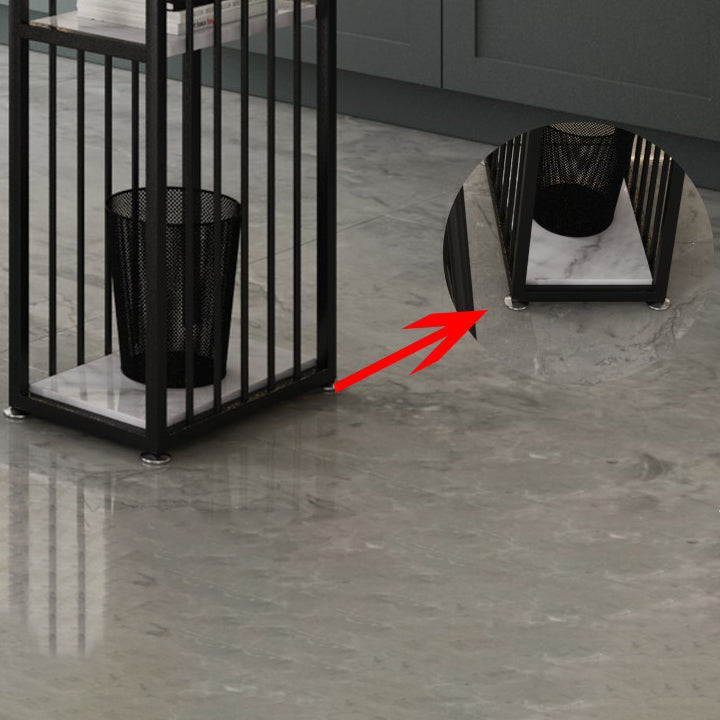 Modern Simple Counter Table 42-inch Height Artificial Marble Top Bar Table Clearhalo 'Bar Furniture' 'Bar Tables' 'bar_tables' 'furn' 'furn_bar_tables' 'Furniture' 'Kitchen & Dining Furniture' 5102229