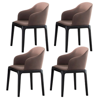 Runder Esstisch-Set aus gesintertem Stein im modernen Stil, 1/4/5/7/9-teiliges Esstisch-Set