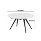 Modern Style Sintered Stone Dining Round Table Set 1/5 Pieces Dining Set Clearhalo 'Dining Room Sets' 'Dining Tables & Seating' 'dining_room_set' 'furn' 'furn_dining_room_set' 'Furniture' 'Kitchen & Dining Furniture' 5102938