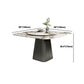 Modern Style Sintered Stone Dining Table Set 1/3/4/5 Pieces Dining Set