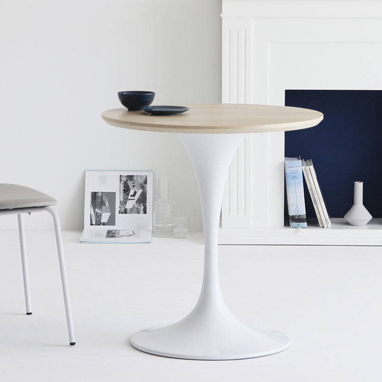 現代的なカジュアルダイニングテーブルラウンドトップディナーテーブルキッチンホーム