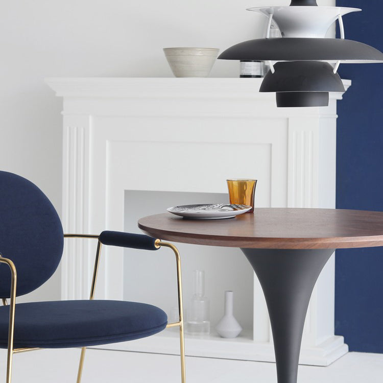 現代的なカジュアルダイニングテーブルラウンドトップディナーテーブルキッチンホーム