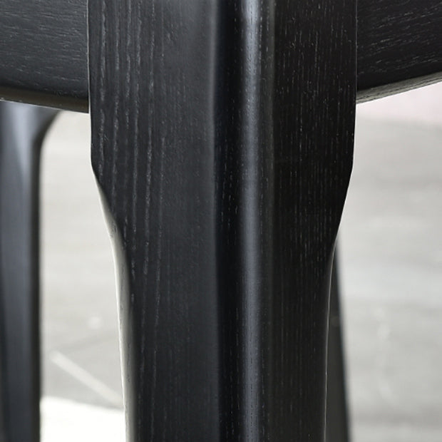 Rectangle Retro Modern Dining Table 4 Legs White Fixed Table of Sintered Stone Clearhalo 'Dining Tables & Seating' 'Dining Tables' 'dining_table' 'furn' 'furn_dining_table' 'Furniture' 'Kitchen & Dining Furniture' 5103230