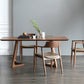 Rectangle Dining Table with Double Pedestal Modern Pine Wood Table for Restaurant 70.9"L x 31.5"W x 29.5"H Without Chairs Clearhalo 'Dining Tables & Seating' 'Dining Tables' 'dining_table' 'furn' 'furn_dining_table' 'Furniture' 'Kitchen & Dining Furniture' 5103269