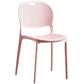 Glam Style Open Back Side Chair Plastic Stackable Dining Chair for Indoor Clearhalo 'Dining Chairs' 'Dining Tables & Seating' 'dining_chair' 'furn' 'furn_dining_chair' 'Furniture' 'Kitchen & Dining Furniture' 5103293