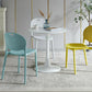 Glam Style Open Back Side Chair Plastic Stackable Dining Chair for Indoor Clearhalo 'Dining Chairs' 'Dining Tables & Seating' 'dining_chair' 'furn' 'furn_dining_chair' 'Furniture' 'Kitchen & Dining Furniture' 5103303
