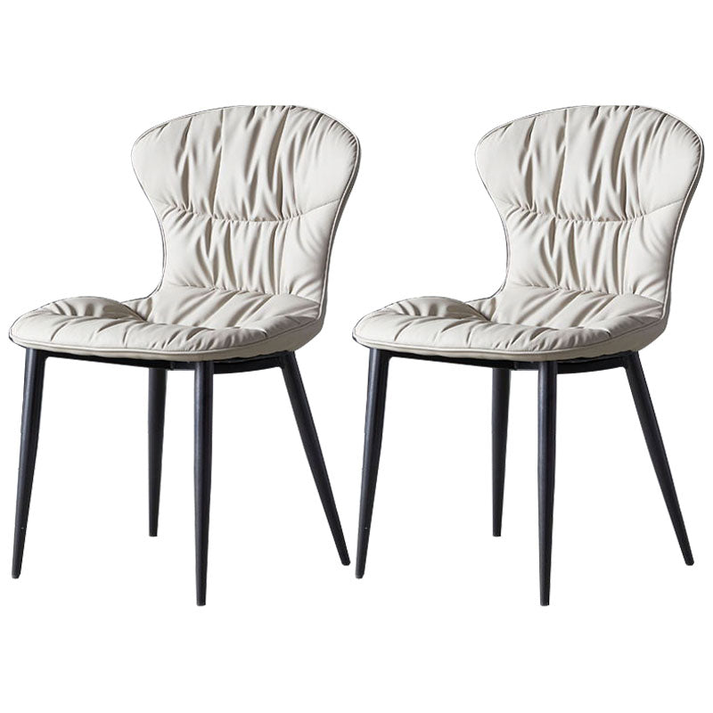 Chaise industrielle sans arme sans arme solide à salle à manger de salle de cuisine chaise