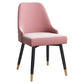 Silla de comedor Parsons contemporánea, silla lateral tapizada para comedor