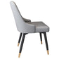 Silla de comedor Parsons contemporánea, silla lateral tapizada para comedor