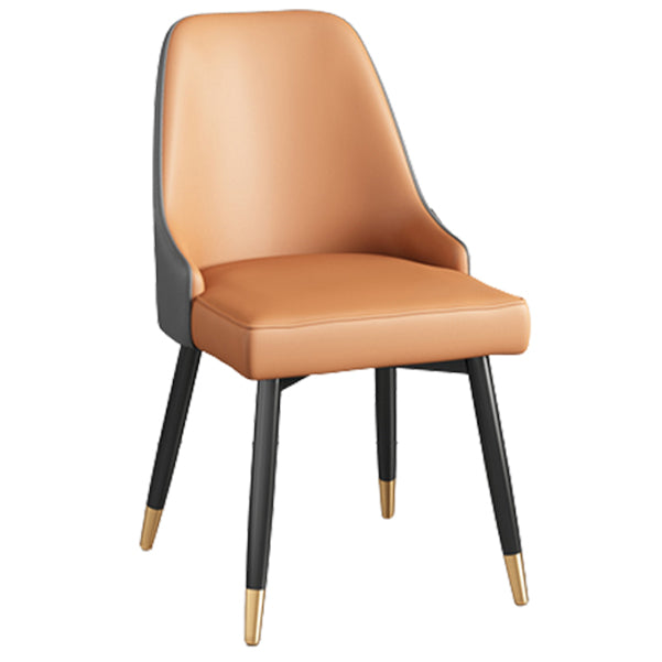 Silla de comedor Parsons contemporánea, silla lateral tapizada para comedor