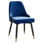Silla de comedor Parsons contemporánea, silla lateral tapizada para comedor