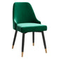 Silla de comedor Parsons contemporánea, silla lateral tapizada para comedor