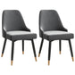 Silla de comedor Parsons contemporánea, silla lateral tapizada para comedor