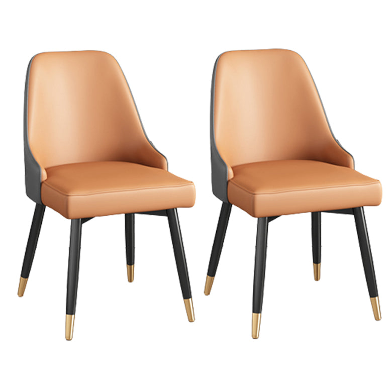 Silla de comedor Parsons contemporánea, silla lateral tapizada para comedor