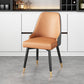 Silla de comedor Parsons contemporánea, silla lateral tapizada para comedor
