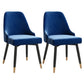 Silla de comedor Parsons contemporánea, silla lateral tapizada para comedor
