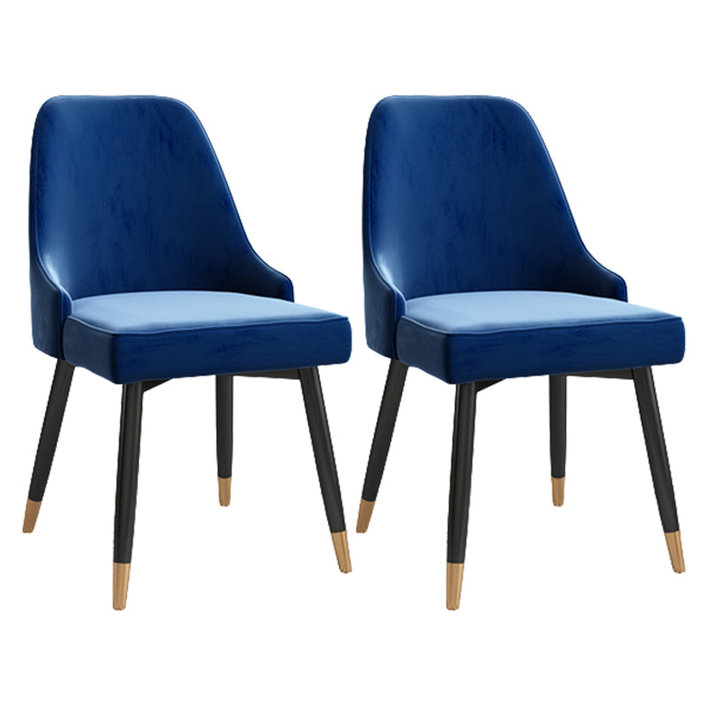 Silla de comedor Parsons contemporánea, silla lateral tapizada para comedor