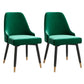 Silla de comedor Parsons contemporánea, silla lateral tapizada para comedor