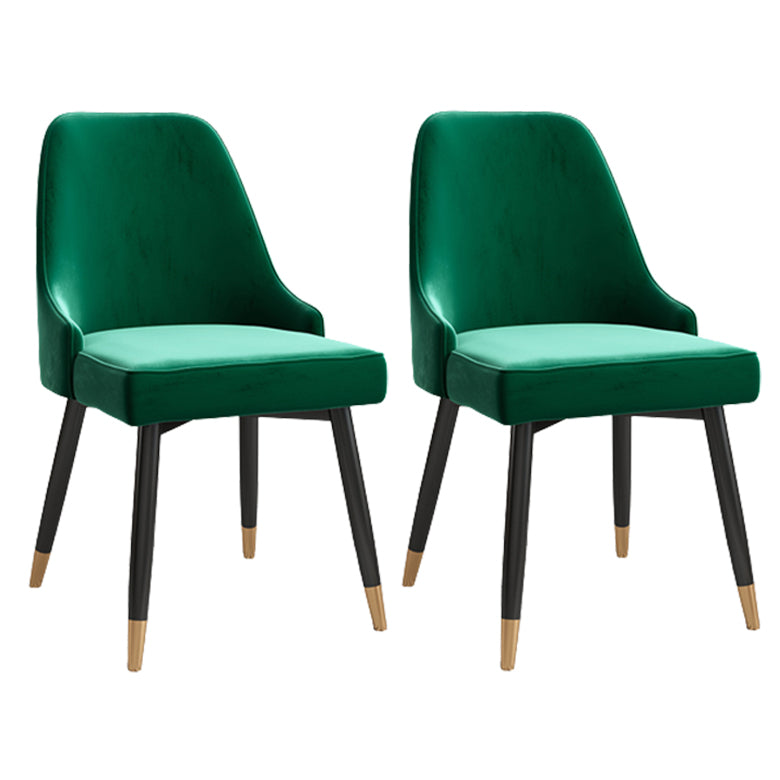 Silla de comedor Parsons contemporánea, silla lateral tapizada para comedor