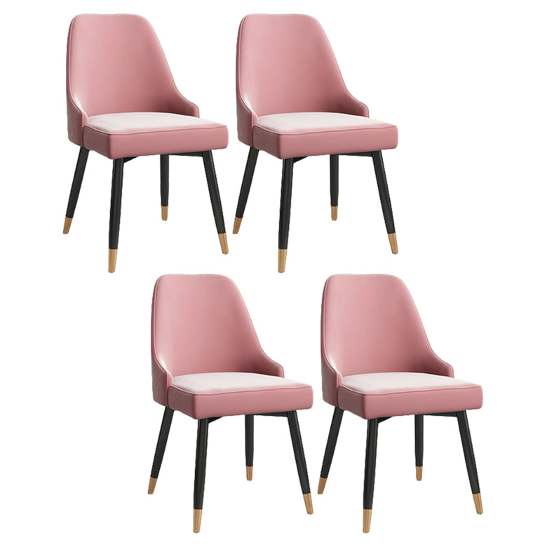 Silla de comedor Parsons contemporánea, silla lateral tapizada para comedor