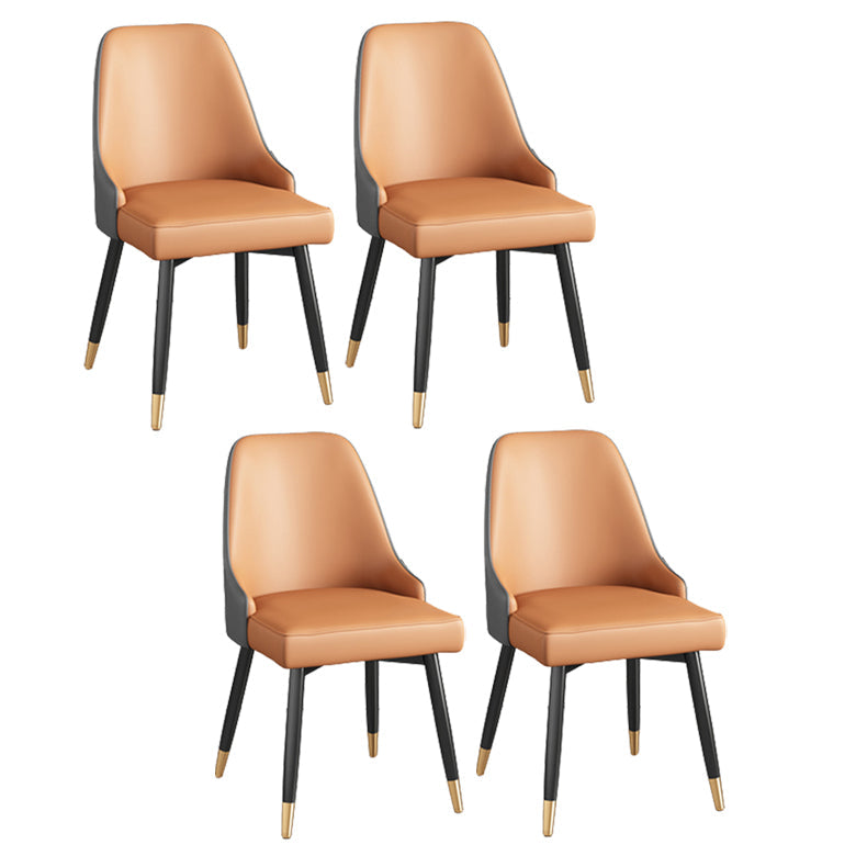 Silla de comedor Parsons contemporánea, silla lateral tapizada para comedor
