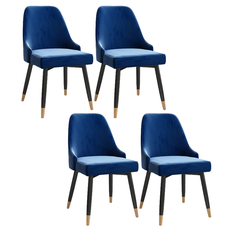 Silla de comedor Parsons contemporánea, silla lateral tapizada para comedor