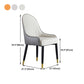 Solid Wood Modern Home Dining Chair Matte Finish Parsons Side Chair