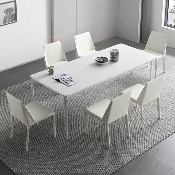 Modern Style Sintered Stone Dining Table Set 1/2/4/5/6/7 Pieces Dining Set
