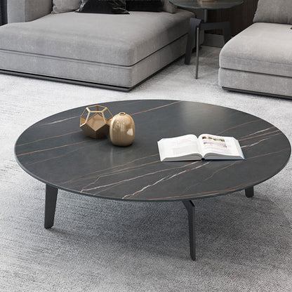 4 Legs Base Design Black Gold Slate & Marble Top Round/rectangular/square Coffee Table Marble Round