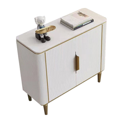 Sideboard in stile glam sideboard in marmo artificiale con mobile