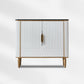 Sideboard in stile glam sideboard in marmo artificiale con mobile