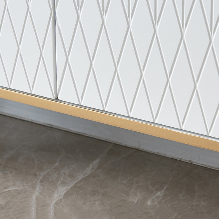 Sideboard in stile glam sideboard in marmo artificiale con mobile