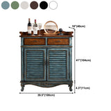 Server da pranzo in legno moderno con cassetti sideboard di finitura antica per cucina