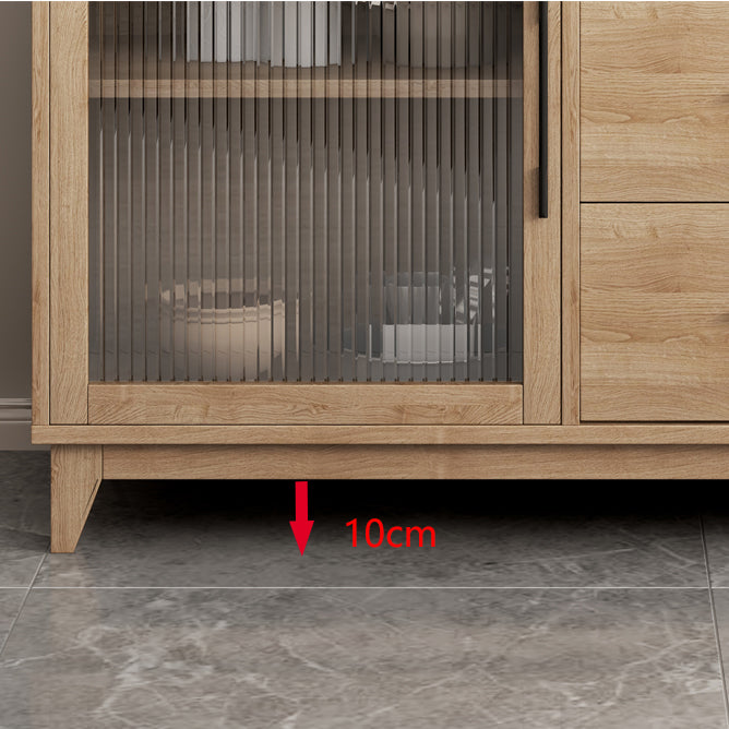 Sideboidale regolabile in legno ingegnerizzato contemporaneo