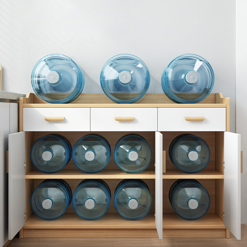 Table du buffet en bois du buffet contemporain avec rangement