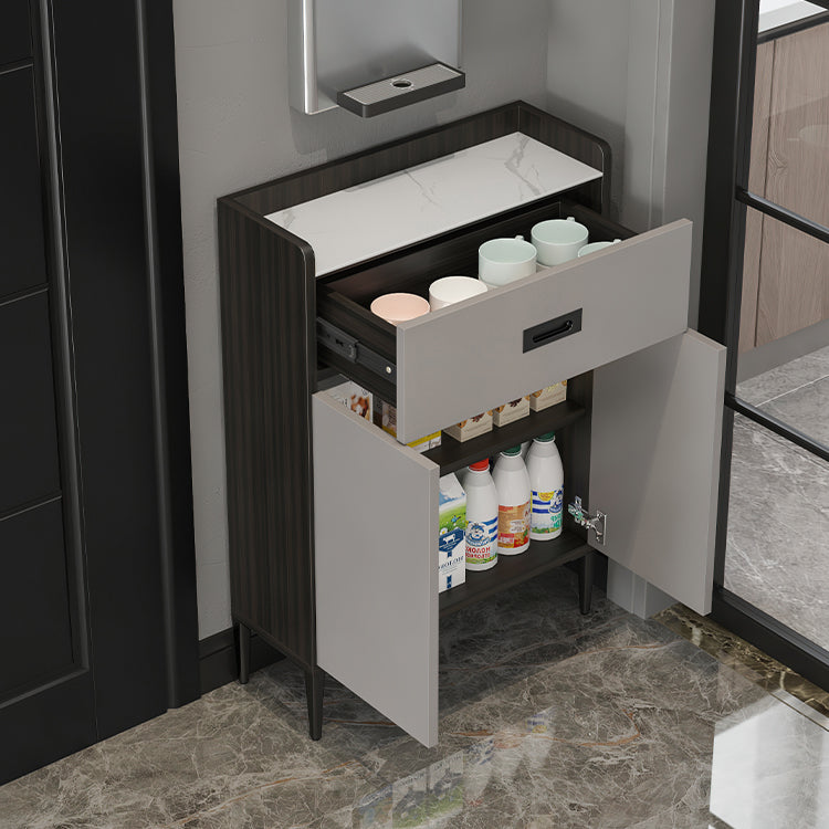 Server da pranzo moderno da pranzo a 1 cassetto Sinterita sinterizzata per soggiorno