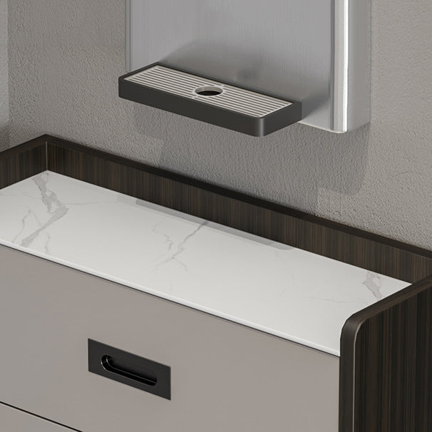 Server da pranzo moderno da pranzo a 1 cassetto Sinterita sinterizzata per soggiorno